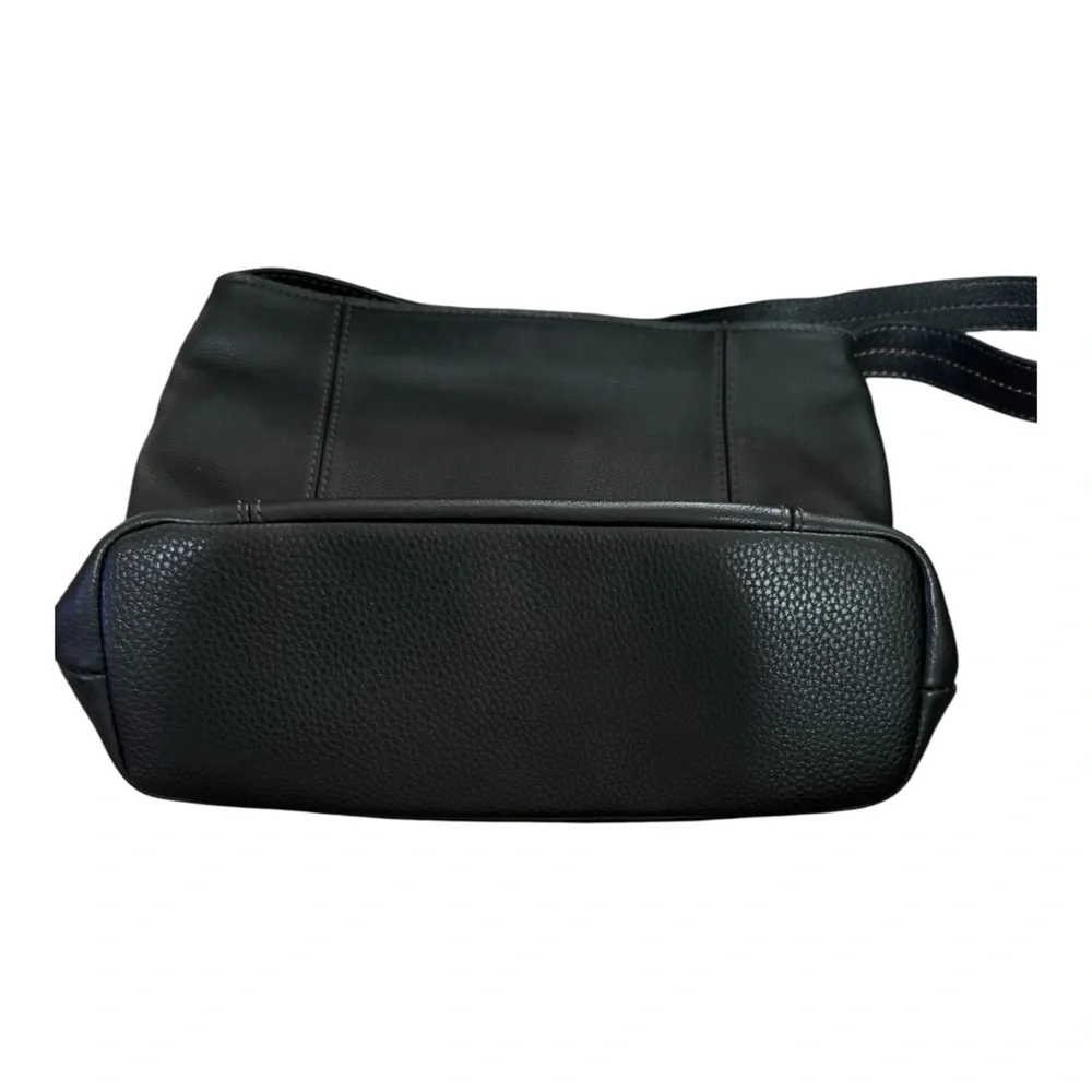 The Sak De Young Black Pebbled Leather Hobo Shoulder Bag